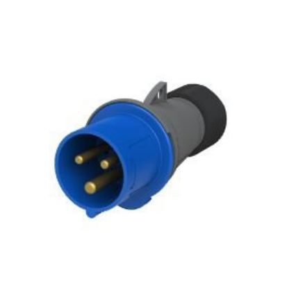 Imagem de PLUG 16A 2P+T 200/250V 6H IP44 AZUL