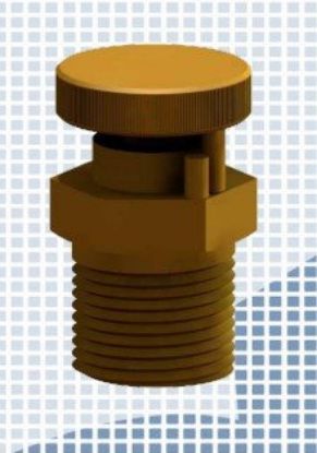 Imagem de DRENO RESPIRO EM LATAO ROSCA ASME B1.20.1 NPT 3/4" P/ ELETRODUTO