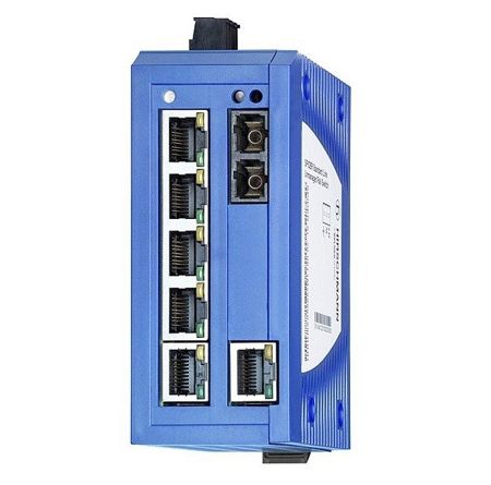 Imagem de SWITCH INDUSTRIAL C/ 8 PORTAS P/ MONTAGEM EM TRILHOS 10 - 100MBPS