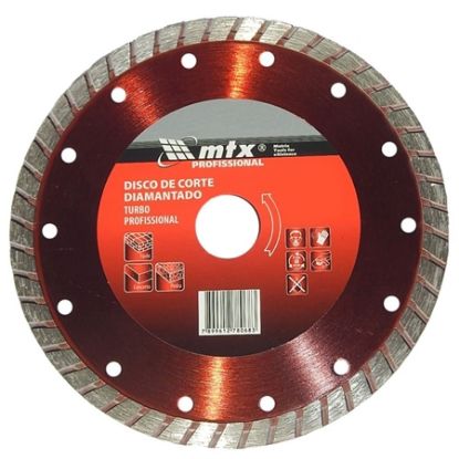 Imagem de DISCO DE CORTE DIAMANTADO  180 X 254MM TURBO P/ CORTE A SECO