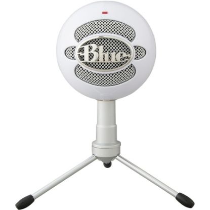 Imagem de MICROFONE CONDENSADOR USB BLUE SNOWBALL ICE BRANCO