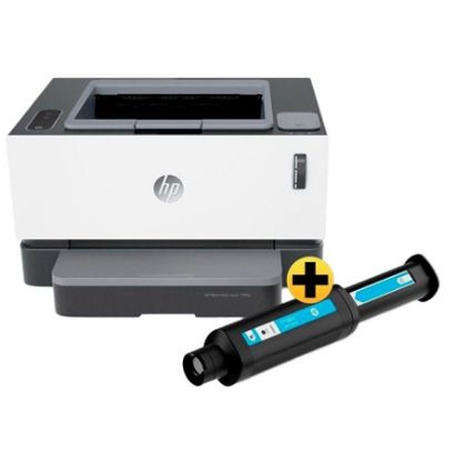 Imagem de IMPRESSORA LASER TANQUE DE TONER NEVERSTOP 1000W 4RY23A  + KIT RECARGA  NEVERSTOP 103AD DUAL PACK W1103AE