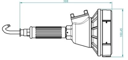 Imagem de LUMINARIA DE MAO IPEL PORTATIL 13W 24V