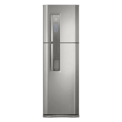 Imagem de GELADEIRA  TOP FREEZER COM DISPENSER DE AGUA PLATINUM 400 LITROS CINZA  220 V