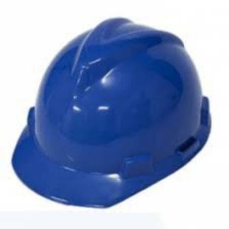 Imagem de CAPACETE ABA FRONTAL V-GARD MIN CLASSE A S/ JUGULAR AZUL MARINHO C/ LOG