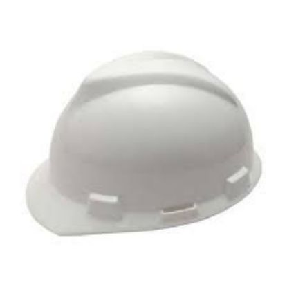 Imagem de CAPACETE ABA FRONTAL V-GARD500 CLASSE A SISTEMA DE VENTILACAO CATRACA S/ JUGULAR BRANCO