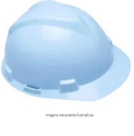 Imagem de CAPACETE ABA FRONTAL V-GARD CLASSE B C/ JUGULAR AZUL PASTEL