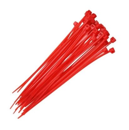 Imagem de ABRACADEIRA P/ FIOS E CABOS DE POLIAMIDA NYLON VERMELHO 3,6 X 150MM X 35MM INSULOK 