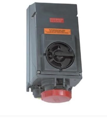 Imagem de TOMADA ELETRICA INDUSTRIAL FEMEA EX 63A 480/500V 3P+T 7H