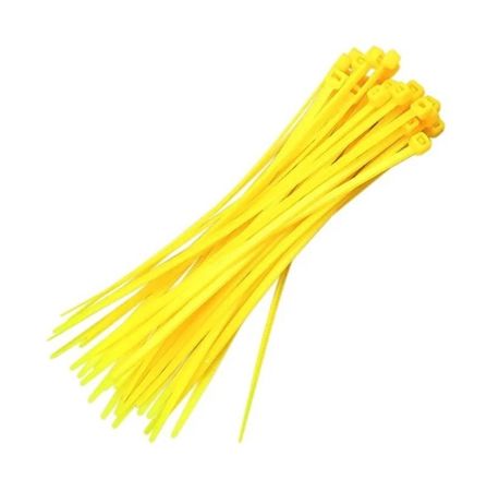 Imagem de ABRACADEIRA P/ FIOS E CABOS DE POLIAMIDA AMARELO 4,6 X 202MM INSULOK 