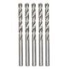 Imagem de BROCA   1/2"  POLIDA HASTE CILINDRICA HSS P/ METAL 5 PCS  