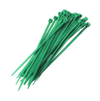 Imagem de ABRACADEIRA P/ FIOS E CABOS DE POLIAMIDA NYLON VERDE 3,6 X 150MM X 35MM INSULOK 