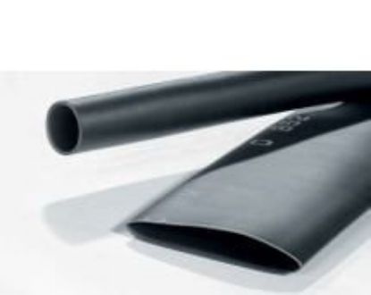 Imagem de TUBO TERMOCONTRATIL DE PVC PRETO 2.1/2" 20M