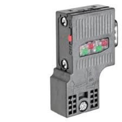 Imagem de CONECTOR PROFIBUS 12MBIT/S SAIDA DE CABO 90° METODO DE DESLOCAMENTO FASTCONECT S/ SOQUETE 