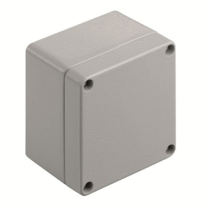 Imagem de CAIXA DE ALUMINIO  57 X 80 X 75MM IP-66 / IP-67 / IP-68 CINZA