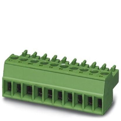 Imagem de CONECTOR DE CIRCUITO IMPRESSO 10P 160V 8A VERDE ESTANHADO 