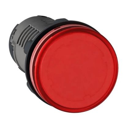 Imagem de SINALEIRO REDONDO PLASTICO VERMELHO 22MM 110VCA 