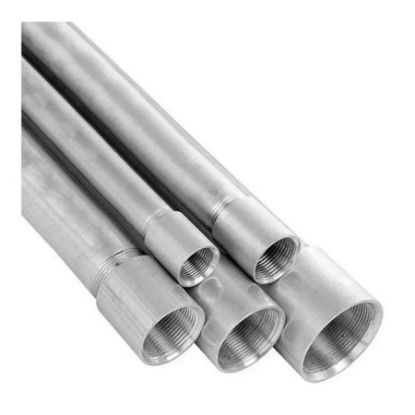 Imagem de ELETRODUTO RIGIDO DE ACO CARBONO GALVANIZADO FOGO PESADO C/ 1 LUVA 2,65MM  1" BSP 3000MM AB