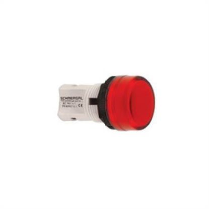 Imagem de SINALEIRO REDONDO PLASTICO VERMELHO 22MM 125V 