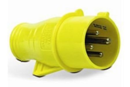 Imagem de PLUGUE INDUSTRIAL MACHO 2P + T 16A 130V AMARELO 