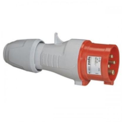 Imagem de PLUGUE INDUSTRIAL MOVIVEL MACHO PA 3P + N + T 32A 415V VERMELHO