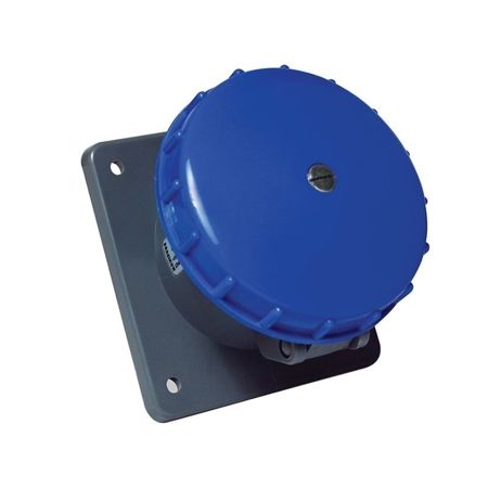 Imagem de TOMADA INDUSTRIAL DE EMBUTIR FEMEA 3P + N + T 63A 250V 9H AZUL