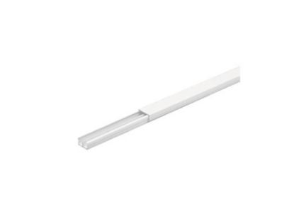 Imagem de CANALETA PVC BRANCA S/ TAMPA 105MM X 50MM X2000MM DUPLO