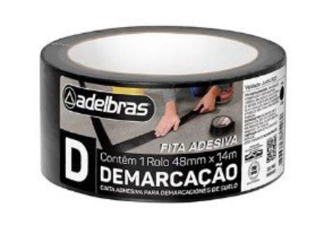 Imagem de FITA ADESIVA PVC 48MM X 14M PRETA