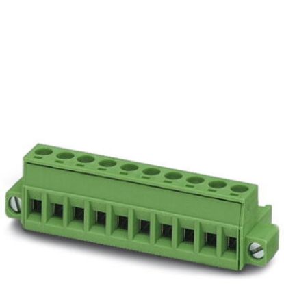 Imagem de CONECTOR DE CIRCUITO IMPRESSO 10P 320V 12A VERDE ESTANHO 