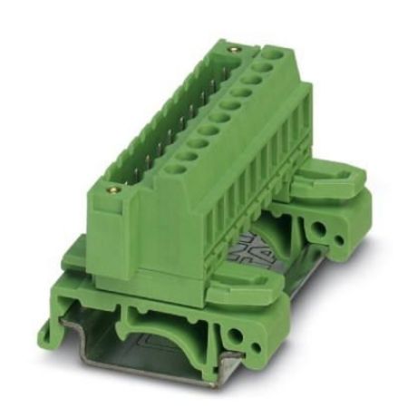 Imagem de CONECTOR DE CIRCUITO IMPRESSO 10P 320V 12A VERDE ESTANHADO 