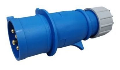 Imagem de PLUGUE INDUSTRIAL MACHO 4P 16A 200-250V AZUL