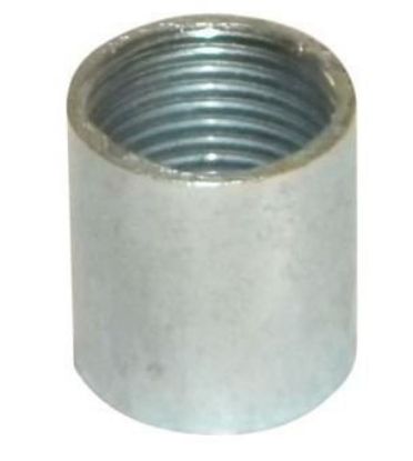 Imagem de LUVA DE ACO CARBONO P/ ELETRODUTO GALVANIZADO FOGO BSP ABNT NBR 5598 1.1/2"