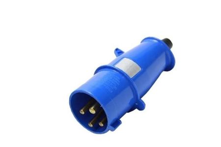 Imagem de PLUGUE INDUSTRIAL MOVIVEL MACHO 3P + T 16A 250V AZUL