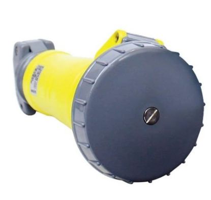 Imagem de PLUGUE INDUSTRIAL SOBREPOR FEMEA 3P 16A 130V AMARELO 