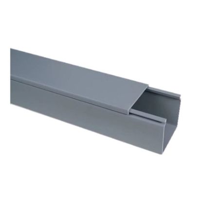 Imagem de CANALETA DE PVC CINZA 50MM X 50MM X 2000MM