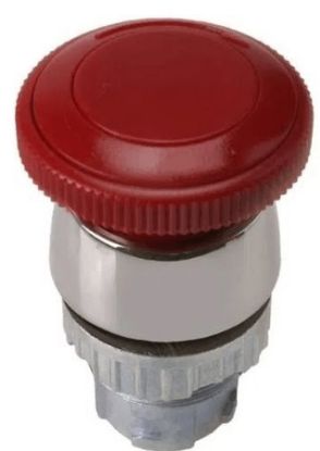 Imagem de BOTAO COGUMELO 36 MM METALICO VERMELHO 22MM IMPULSO 