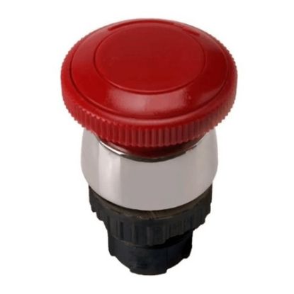 Imagem de BOTAO COGUMELO VERMELHO 30MM 1NA+1NF IMPULSO 