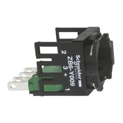 Imagem de CORPO BLOCO DE CONTATO 16MM 1NA+1NF PT/VERDE 250V 