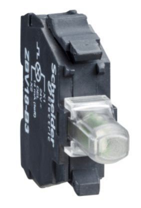 Imagem de BLOCO LUMINOSO LED VERDE 24-120V TERMINAL PARAFUSO 