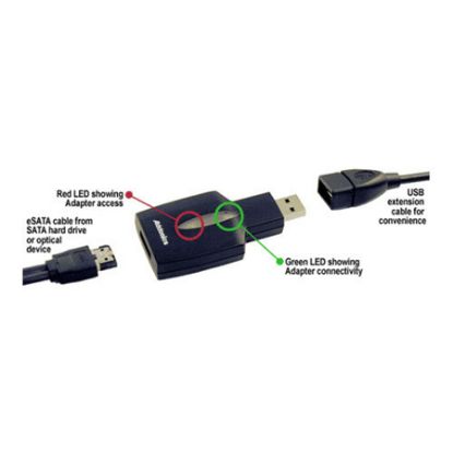 Imagem de ADAPTADOR USB P/ ESATA, AAU2ESA, CONVERTE