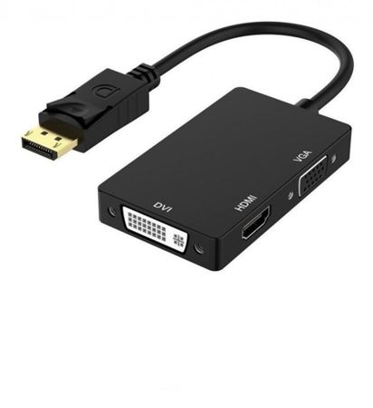 Imagem de ADAPTADOR DISPLAY PORT P/ VGA HDMI DVI