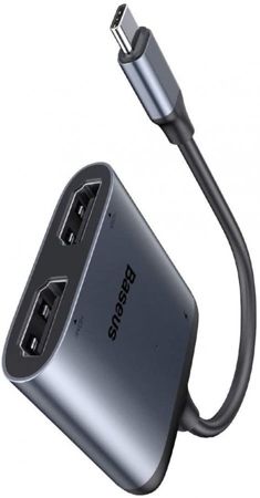 Imagem de ADAPTADOR USB TIPO C HUB P/ 2X HDMI