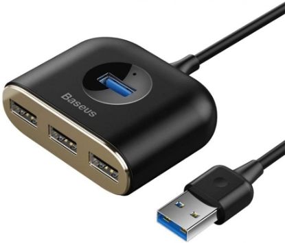 Imagem de ADAPTADOR 4 EM 1 HUB SQUARE ROUND USB