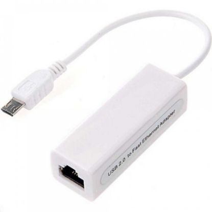 Imagem de ADAPTADOR MICRO USB P/ LAN RJ45