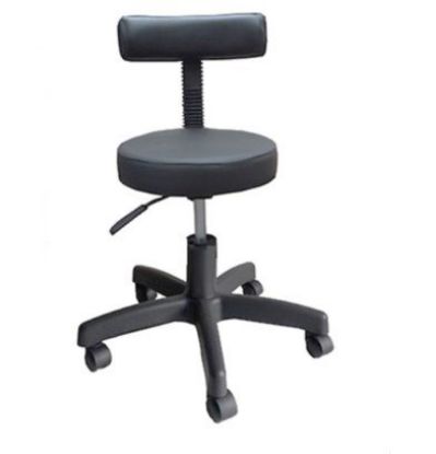 Imagem de BANCO ERGONOMICO GOLDEN COMFORT MOCHO C/ ENCOSTO MOD DENTISTA P21 PRETO 640 X 770MM