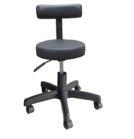 Imagem de BANCO ERGONOMICO GOLDEN COMFORT MOCHO C/ ENCOSTO MOD DENTISTA P24 520MM X 620MM PRETO