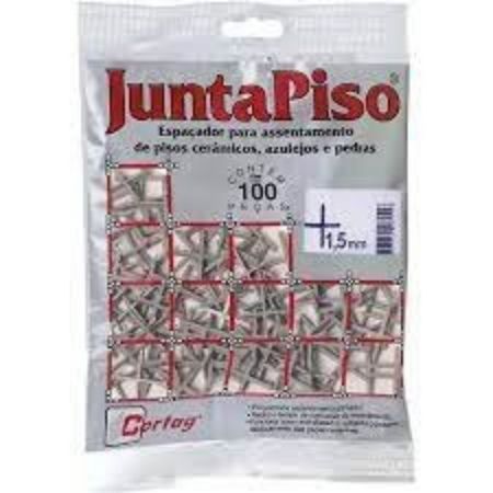 Imagem de ESPACADOR "JUNTAPISO" "T" 1 MM PACOTE 100 PCS