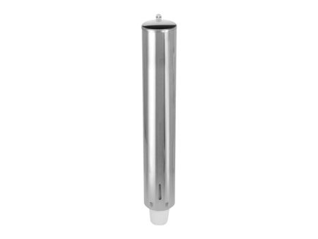 Imagem de DISPENSER EM ACO INOX C/ TUBO EM PVC P/ COPO DE CAFE 50 ML