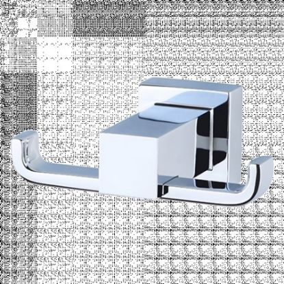 Imagem de CABIDE DE METAL DUPLO P/ PORTA TOALHA DE ROSTO FLAT CR