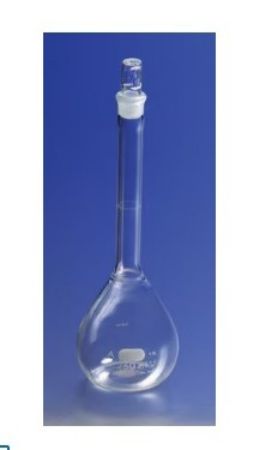 Imagem de BALAO VOLUMETRICO DE VIDRO BOROSILICATO P/ LABORATORIO 2000ML INCOLOR